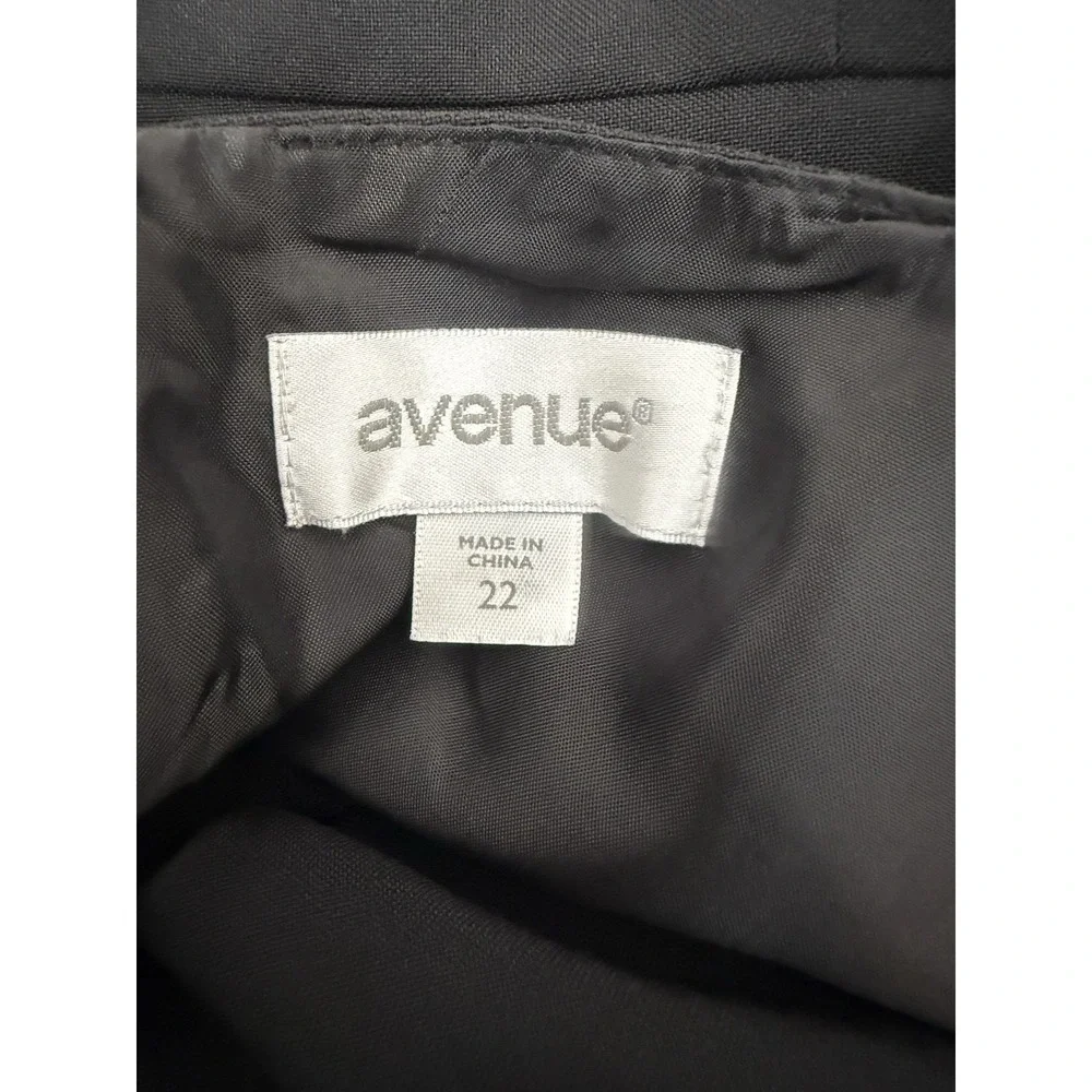Avenue Black Sleeveless Shift Dress Career Business Party Classy Womens‎ Size 22